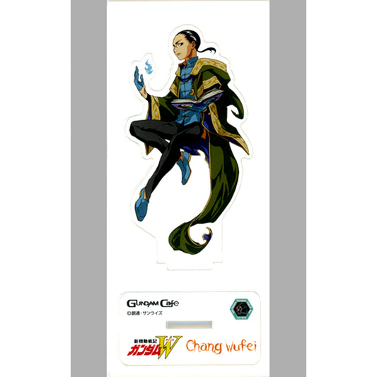 Chang Wufei MODEL SHEET AS Gundam Wing Halloween Mobile Suit Gundam Wing GUNDAM Cafe Halloween Acrylic Stand [USED]