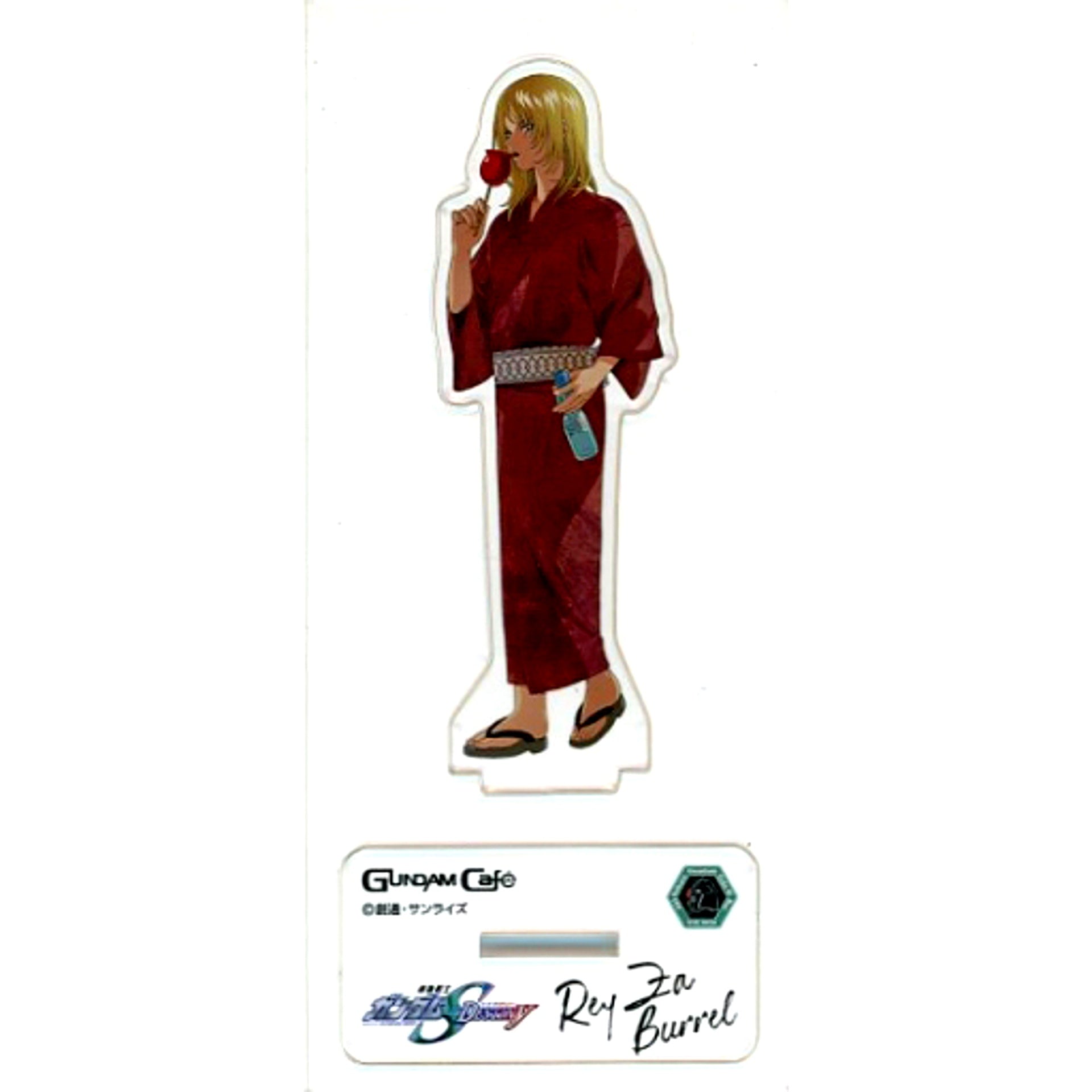 Rey Za Burrel Mobile Suit Gundam SEED DESTINY Model Sheet AS Summer Fes Ver. Acrylic Stand GUNDAM Cafe 2021 [USED]