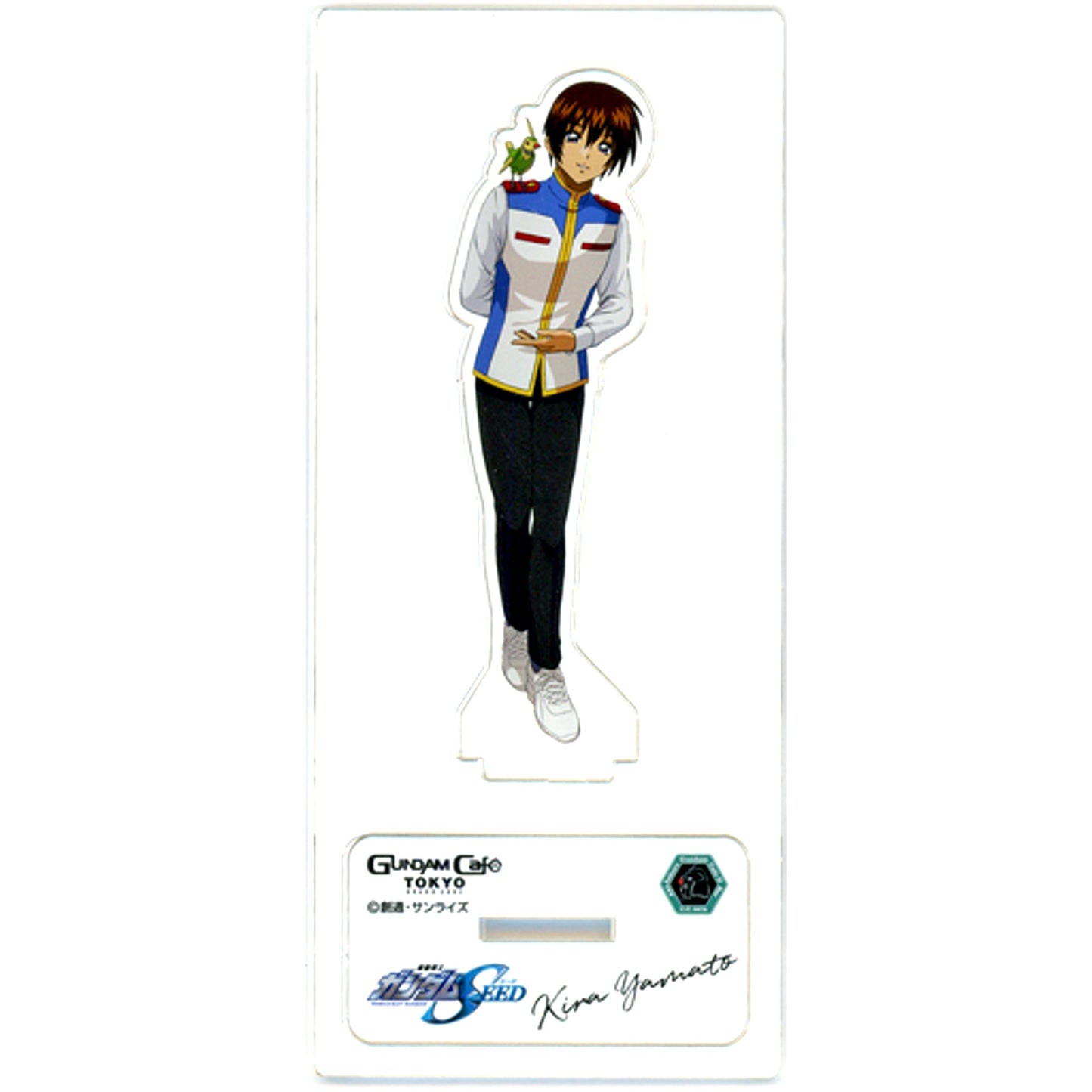 Kira Yamato Mobile Suit Gundam SEED Model Sheet AS Acrylic Stand GCTBC Uniform Ver. GUNDAM Cafe Costume COLLECTION 2021 Spring [USED]