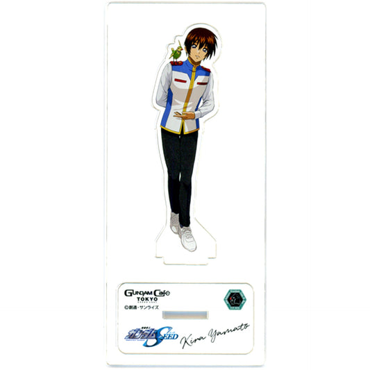 Kira Yamato Mobile Suit Gundam SEED Model Sheet AS Acrylic Stand GCTBC Uniform Ver. GUNDAM Cafe Costume COLLECTION 2021 Spring [USED]