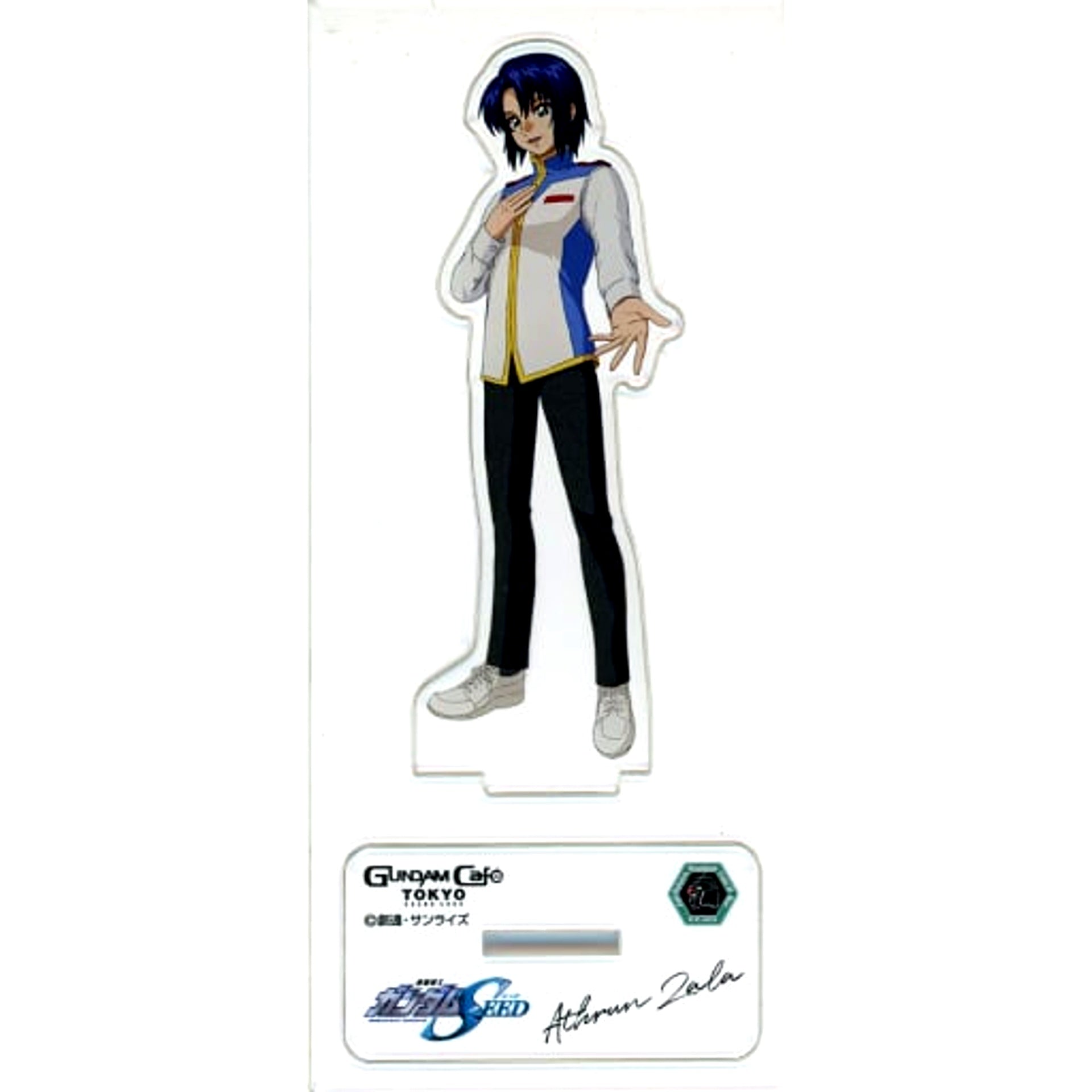 Athrun Zala Mobile Suit Gundam SEED Model Sheet AS GCTBC Uniform Ver. Acrylic Stand GUNDAM Cafe Costume COLLECTION 2021 Spring [USED]