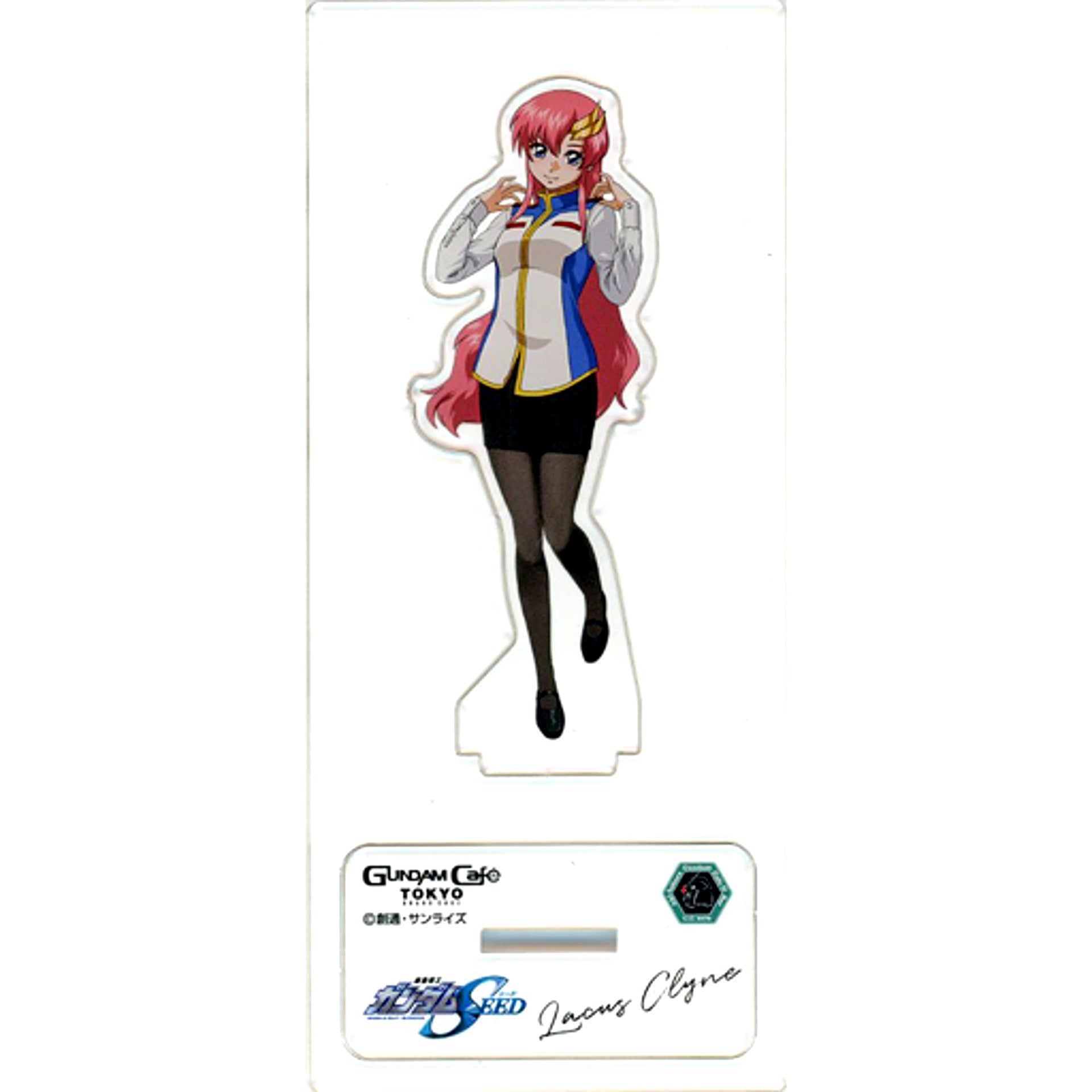 Lacus Clyne Mobile Suit Gundam SEED Model Sheet AS Acrylic Stand GCTBC Uniform Ver. GUNDAM Cafe Costume COLLECTION 2021 Spring [USED]