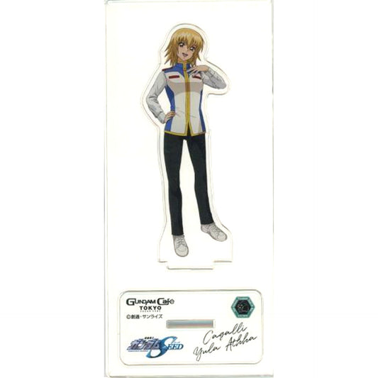 Cagalli Yula Athha Mobile Suit Gundam SEED Model Sheet AS GCTBC Uniform Ver. Acrylic Stand GUNDAM Cafe Costume COLLECTION 2021 Spring [USED]