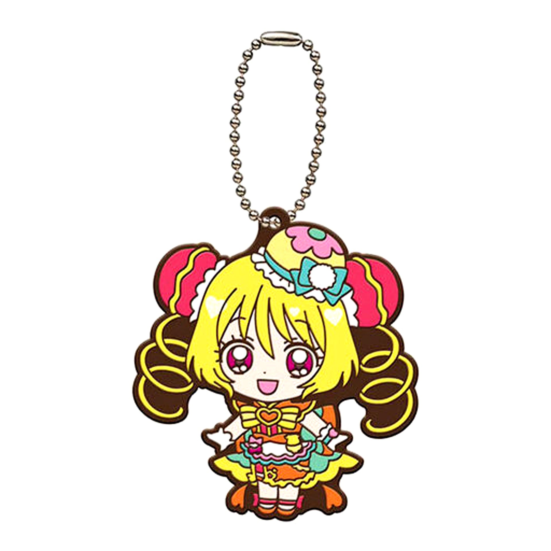 Cure Yum-Yum Delicious Party PreCure Capsule Rubber Mascot [USED]