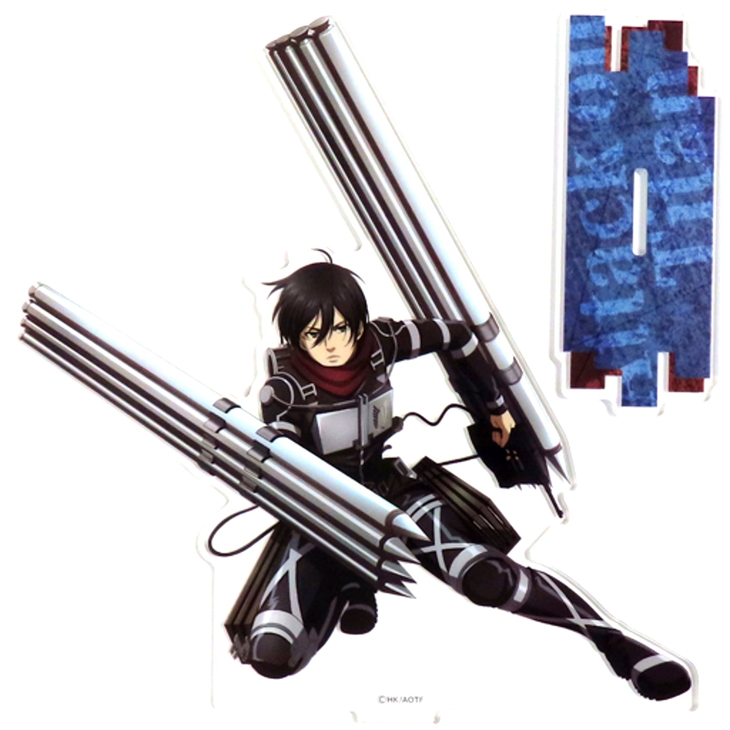 Mikasa Ackerman F Prize Attack on Titan Waku Doki Kuji BIG Acrylic Stand [USED]