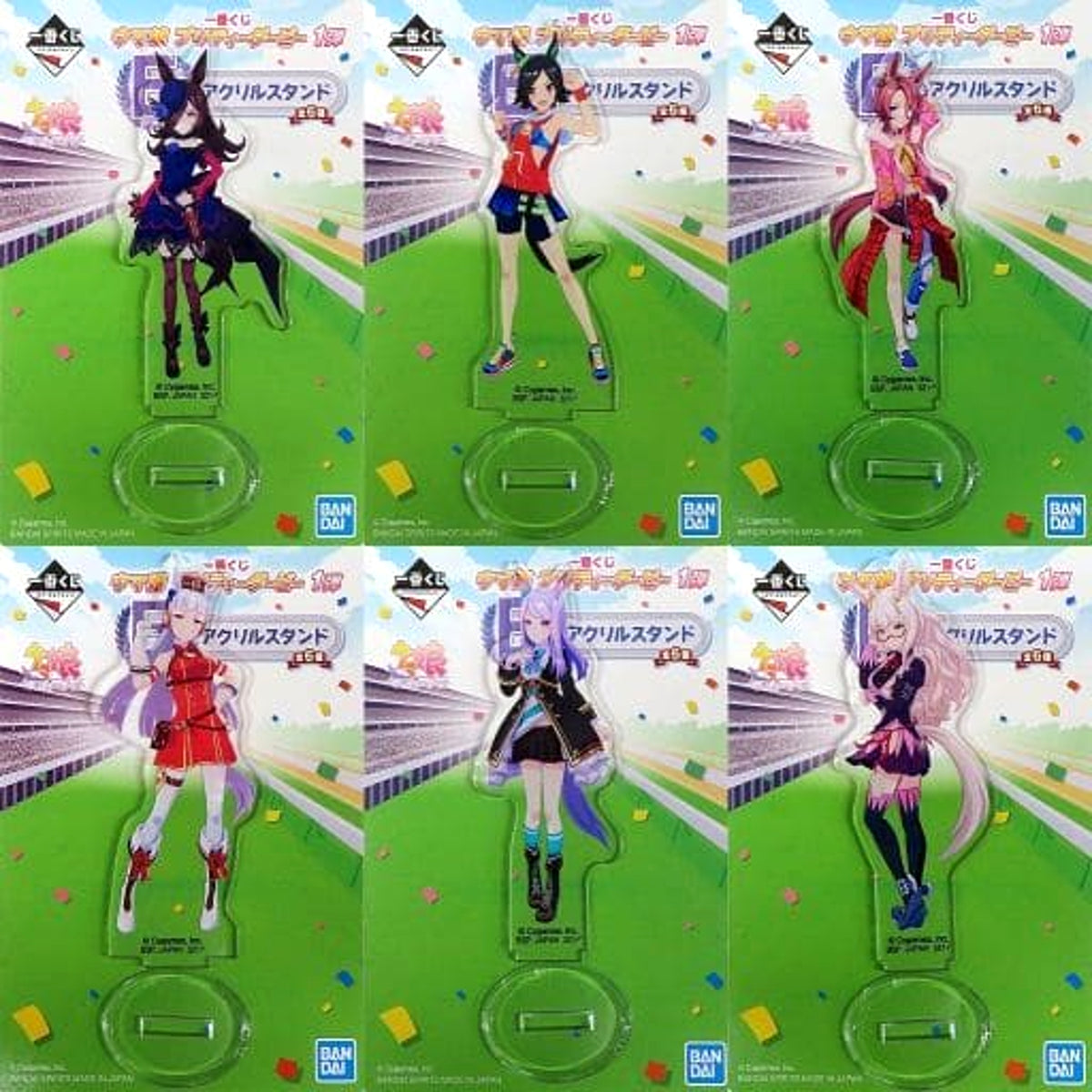 Umamusume: Pretty Derby Gold Ship & Others All 6 Types Set Ichiban Kuji Part 1 Acrylic Stand Prize E Acrylic Stands [USED]