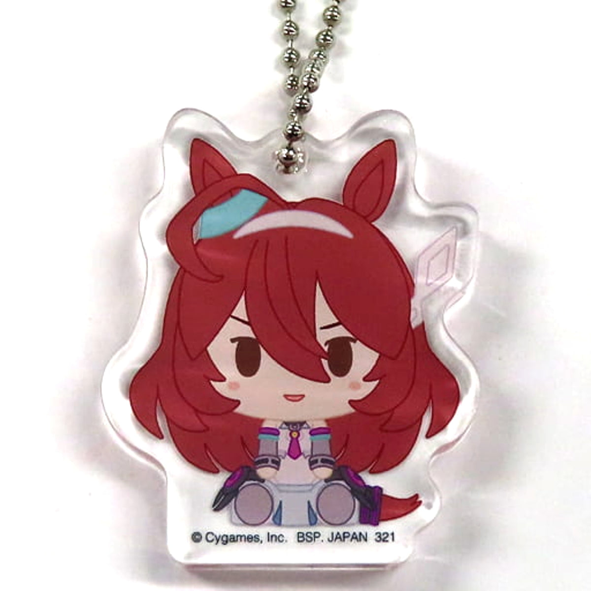 Umamusume: Pretty Derby Mihono Bourbon Ichiban Kuji Part 1 Chokonokko Acritz Charm 3 Prize H Charm [USED]