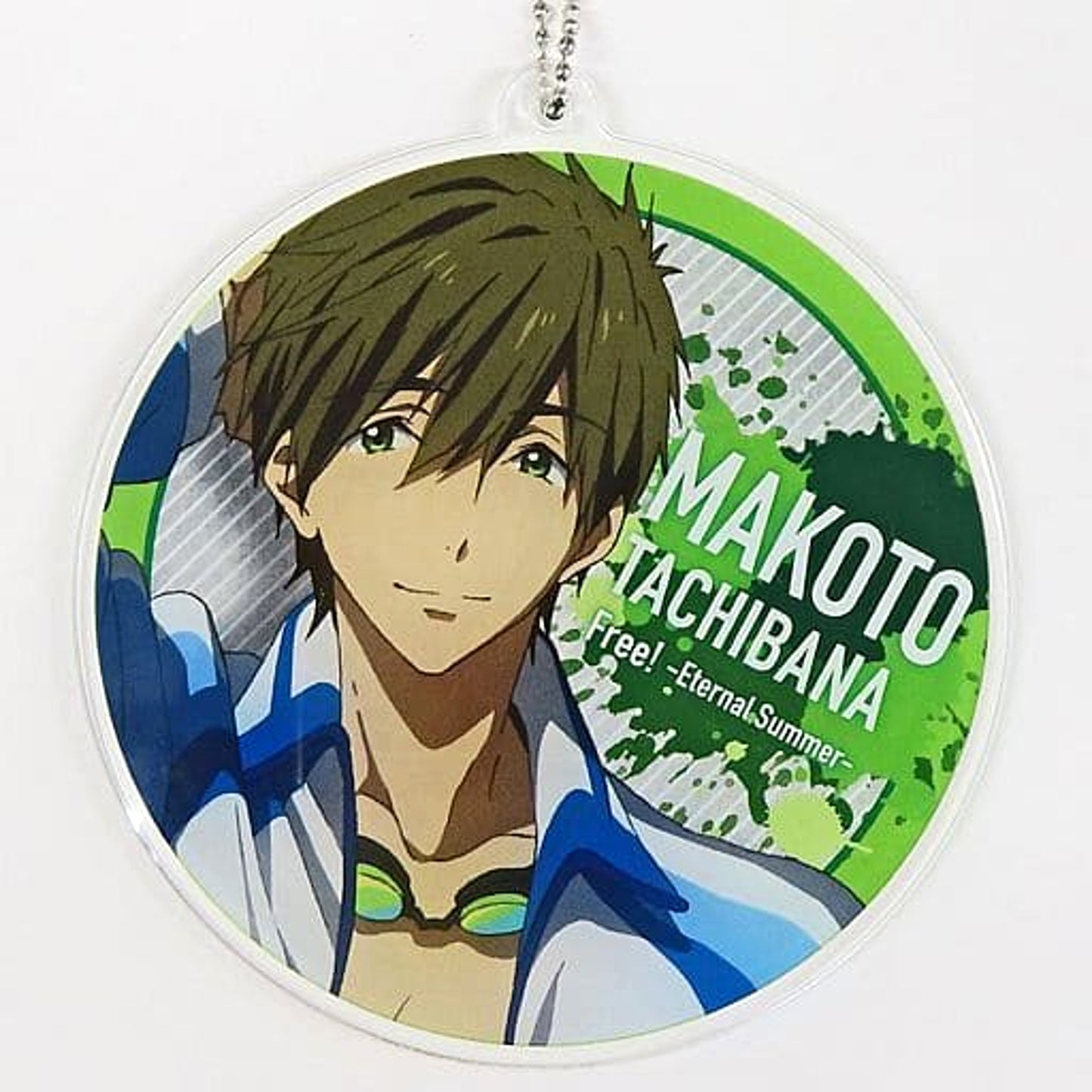 Makoto Tachibana Free!: Eternal Summer Coaster Acrylic Charms [USED]