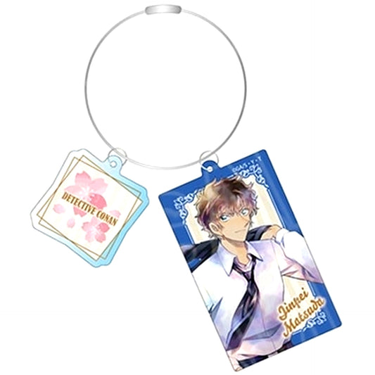 Jinpei Matsuda Flower Ver. Detective Conan PALE TONE series Wire Keychain [USED]