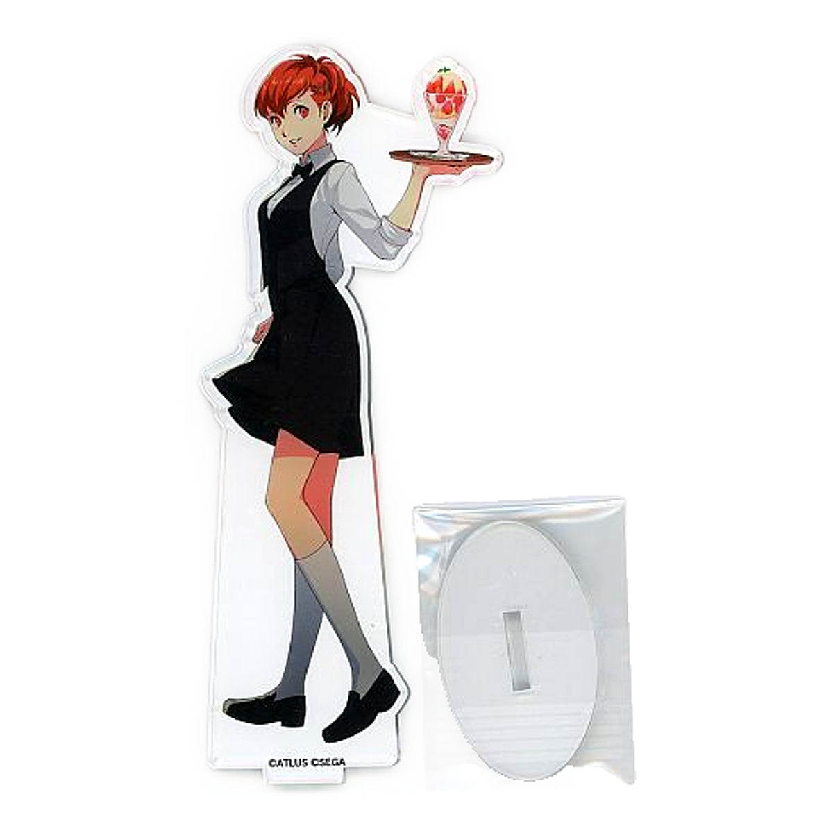 Protagonist Female Persona 3 Portable Big Acrylic Stand SEGA Collab Cafe Persona 25th Anniversary 1st Half [USED]