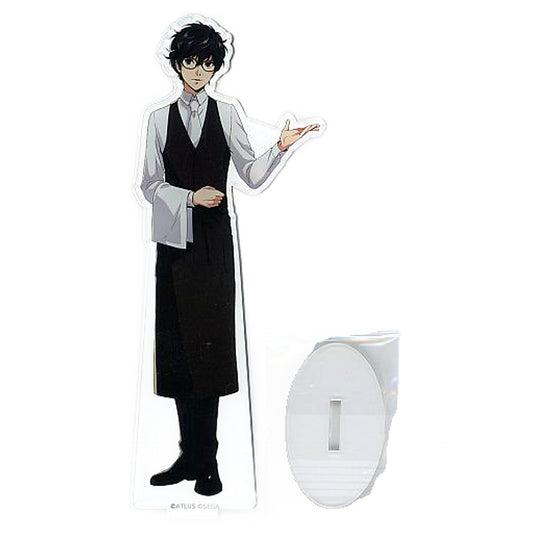Persona 5 Protagonist Big Acrylic Stand Sega Collaboration Cafe Persona 25th Anniversary Early Phase Exclusive Acrylic Stands [USED]