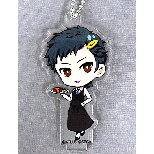 Yukino Mayuzumi Persona 25th Anniversary Sega Collab Cafe Part 1 Deformed Acrylic Keychain with Stand P1 [USED]