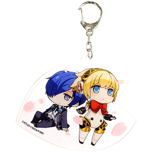 Makoto Yuki & Aigis Persona 3 The Movie Promise Sakura Big Keychain Finale Event [USED]