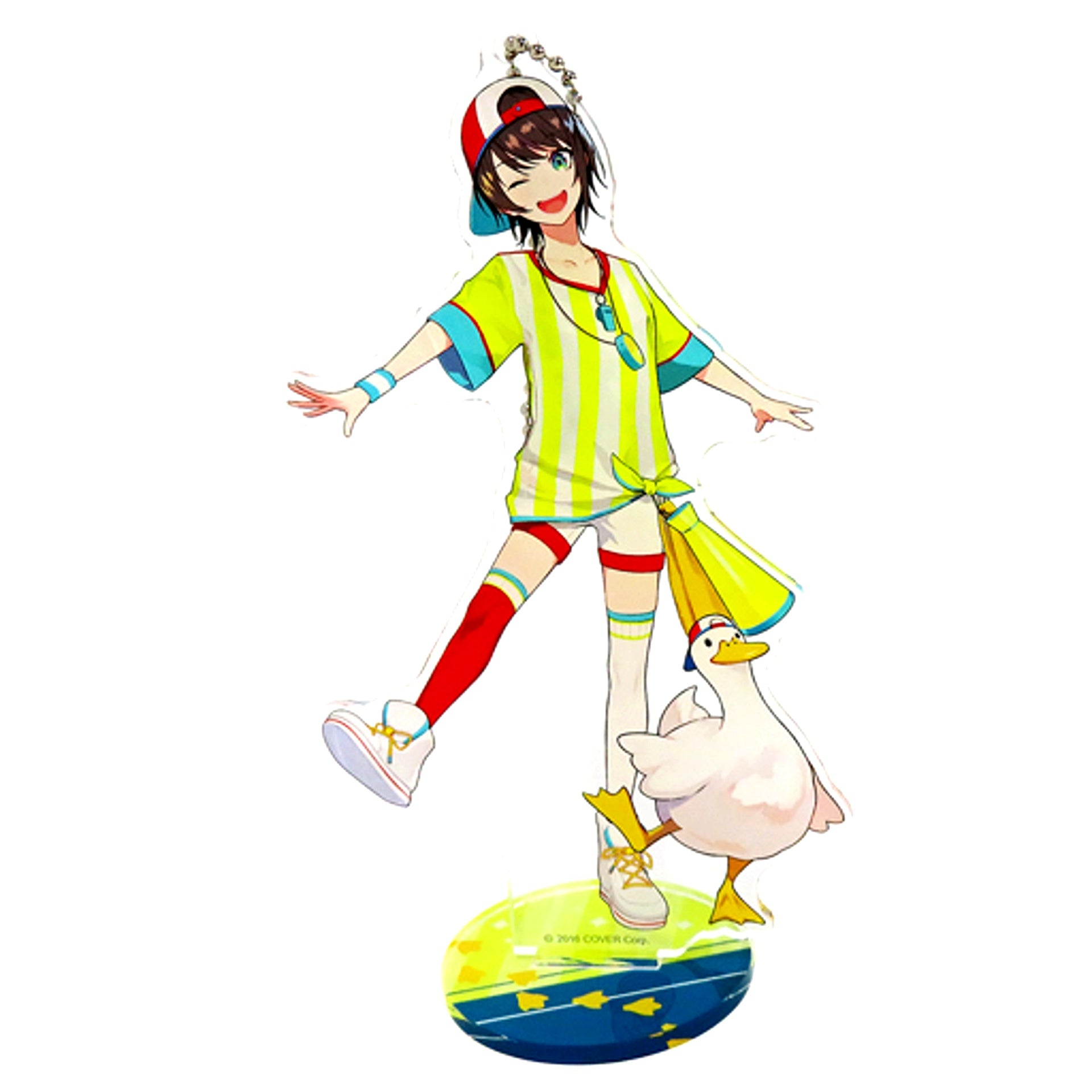 Oozora Subaru Hololive Acrylic Stand Keychain LAM Illustration Capchure [USED]