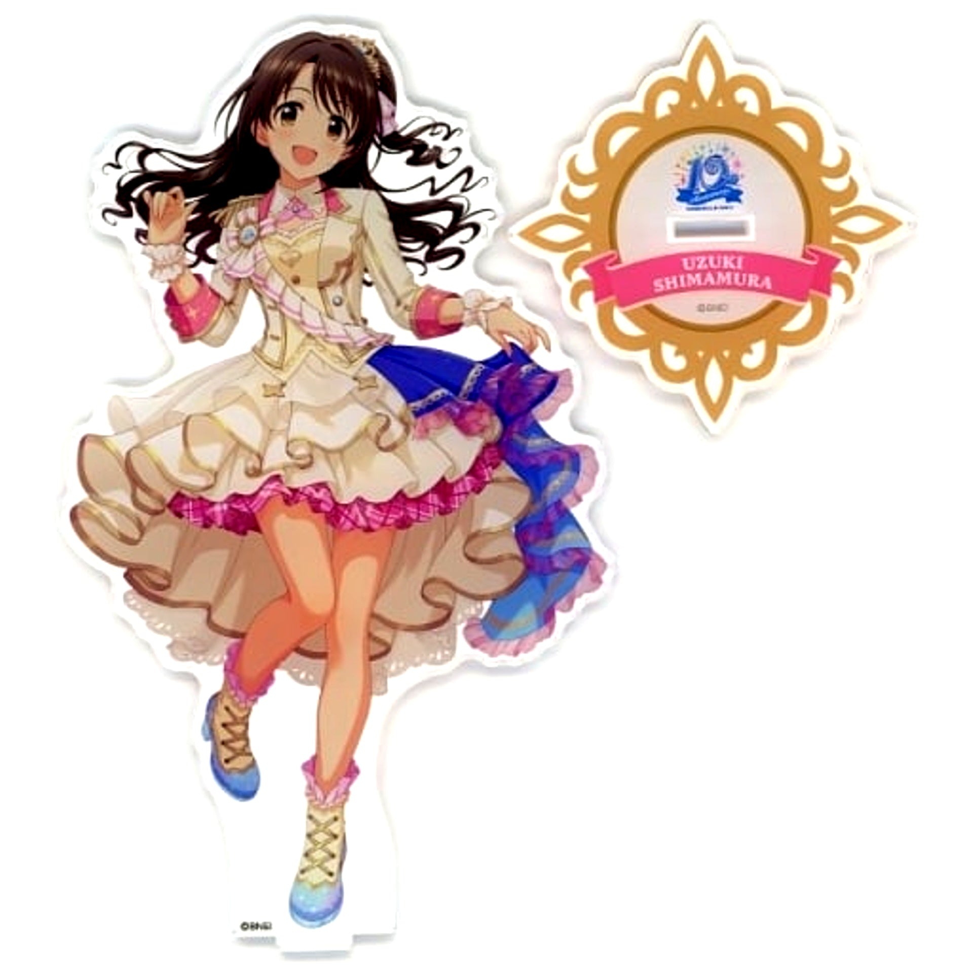 Uzuki Shimamura THE IDOLM@STER CINDERELLA GIRLS Official Acrylic Stand 10th ANNIVERSARY Costume Memories!!! [USED]