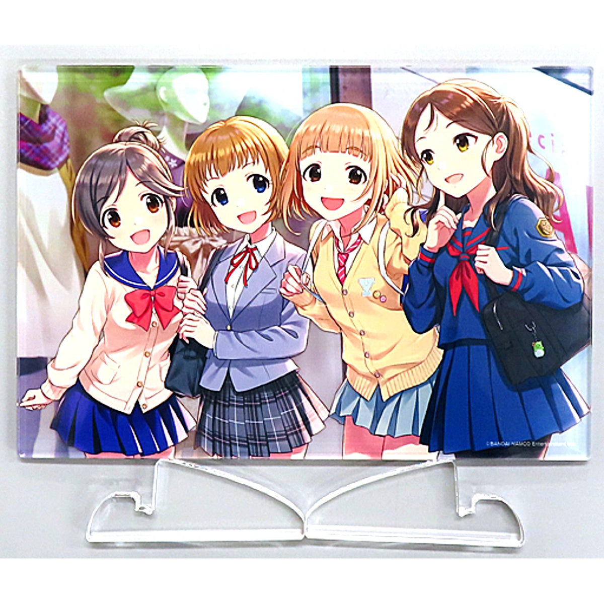 Frilled Square Official Clear Acrylic Art The Idolmaster Cinderella Girls 10th ANNIVERSARY Costume Memories!!! [USED]