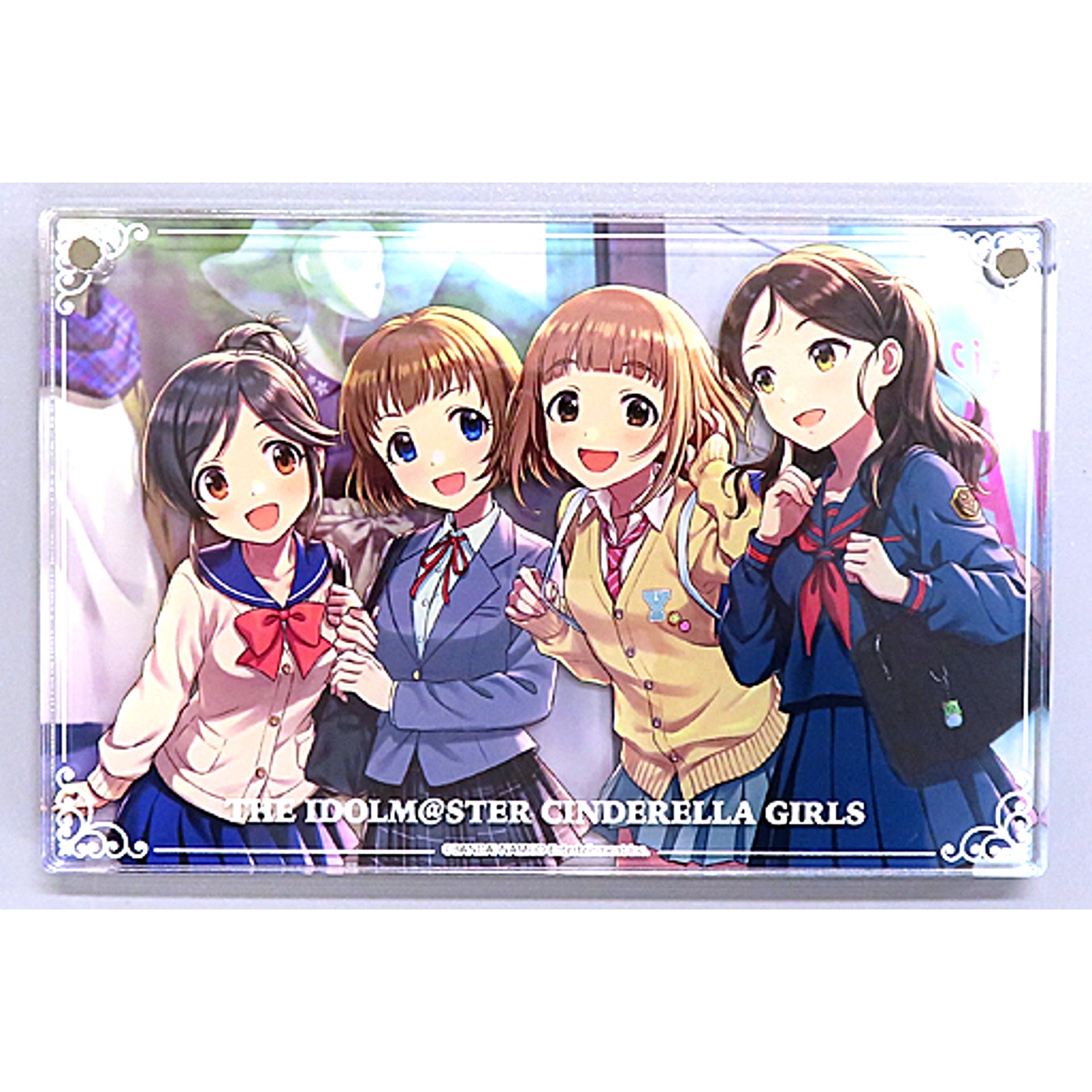Frilled Square THE IDOLM@STER CINDERELLA GIRLS Official Acrylic Shadow Box 10th ANNIVERSARY Costume Memories!!! [USED]