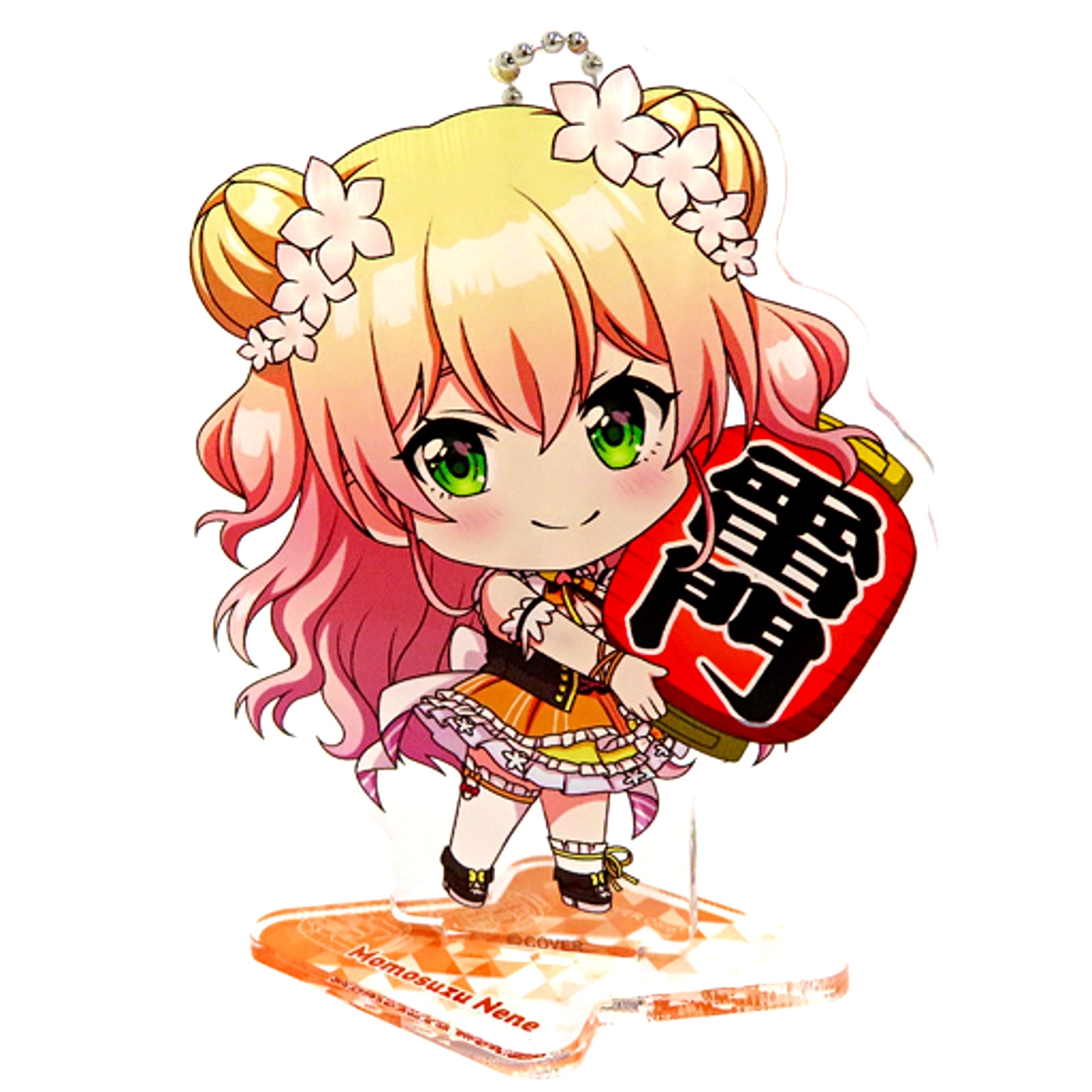 Momosuzu Nene Hololive Local Gotochi Tokyo Kaminarimon Acrylic Stand Keychain Tokyo Ltd [USED]