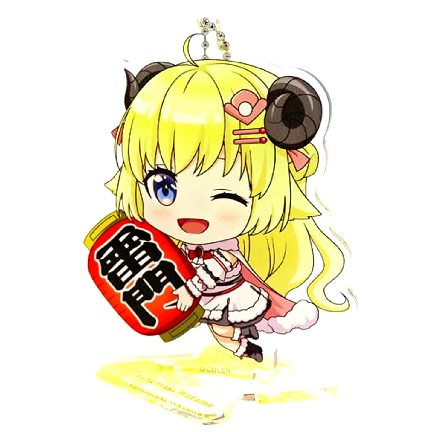 Tsunomaki Watame Hololive Local Gotochi Tokyo Kaminarimon Acrylic Stand Keychain Tokyo Ltd [USED]