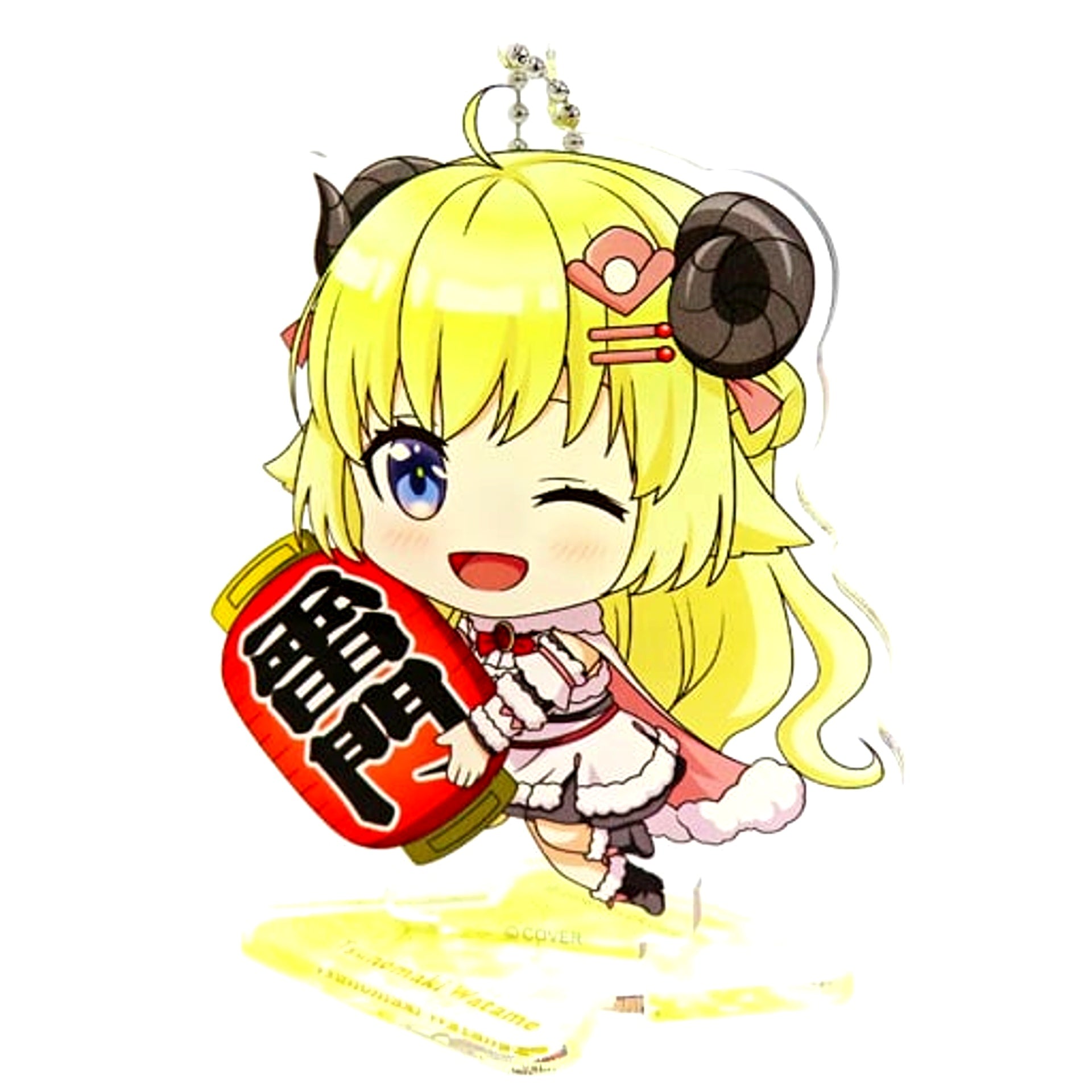 Tsunomaki Watame Hololive Local Gotochi Tokyo Kaminarimon Acrylic Stand Keychain Tokyo Ltd [USED]