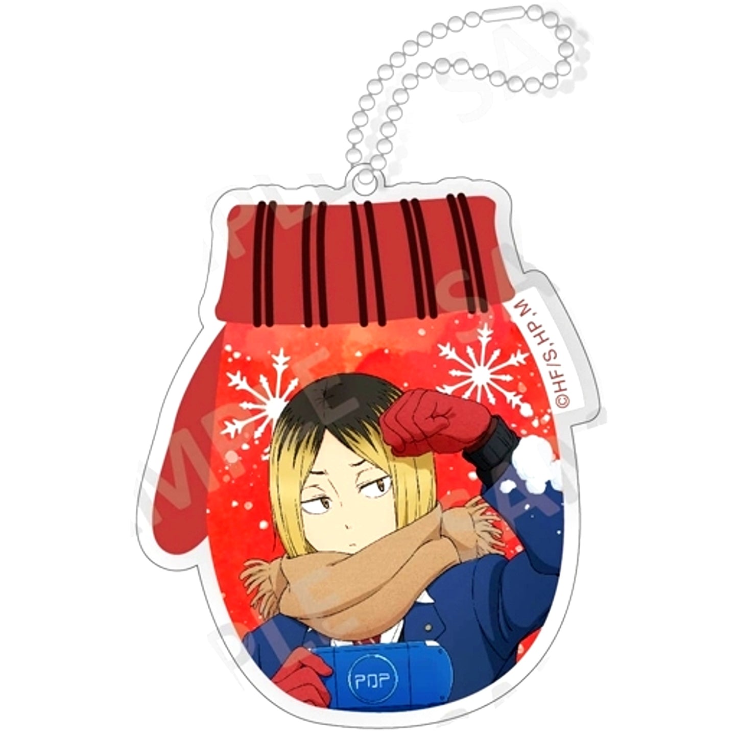 Kenma Kozume Snow Play Ver. Haikyu!! Glitter Acrylic Keychain Collection [USED]