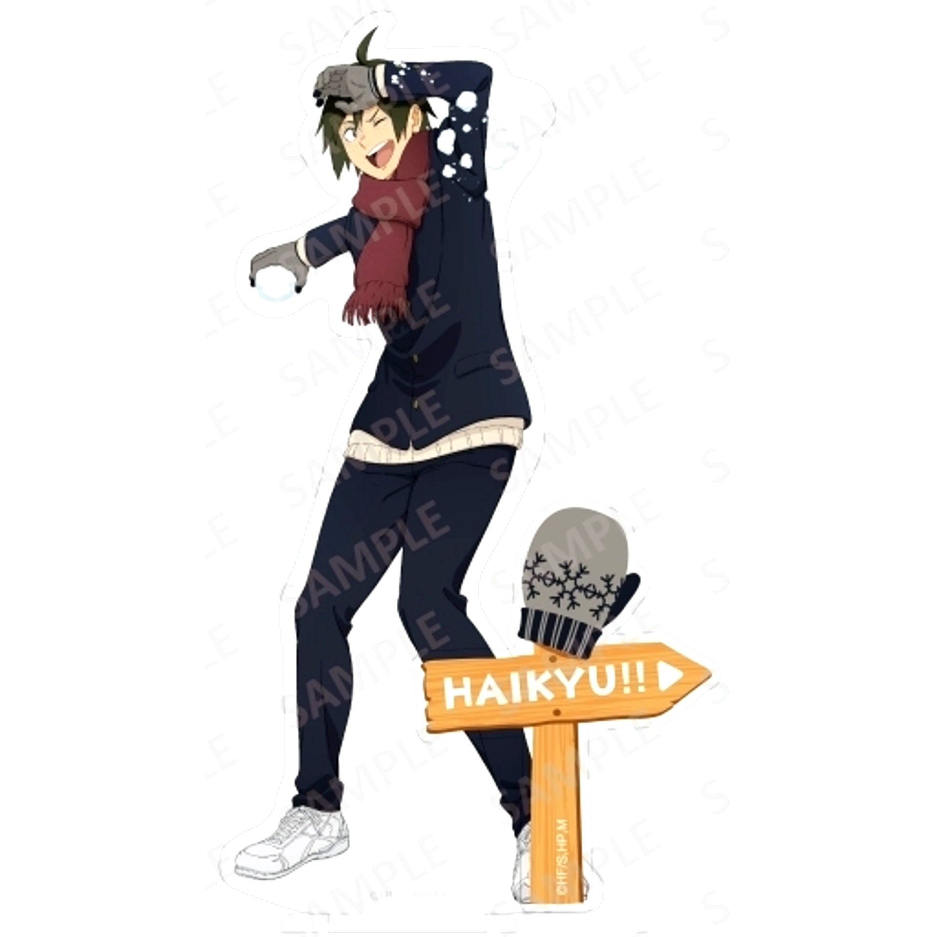 Tadashi Yamaguchi Snow Play Ver. Acrylic Stand Haikyu!! [USED]