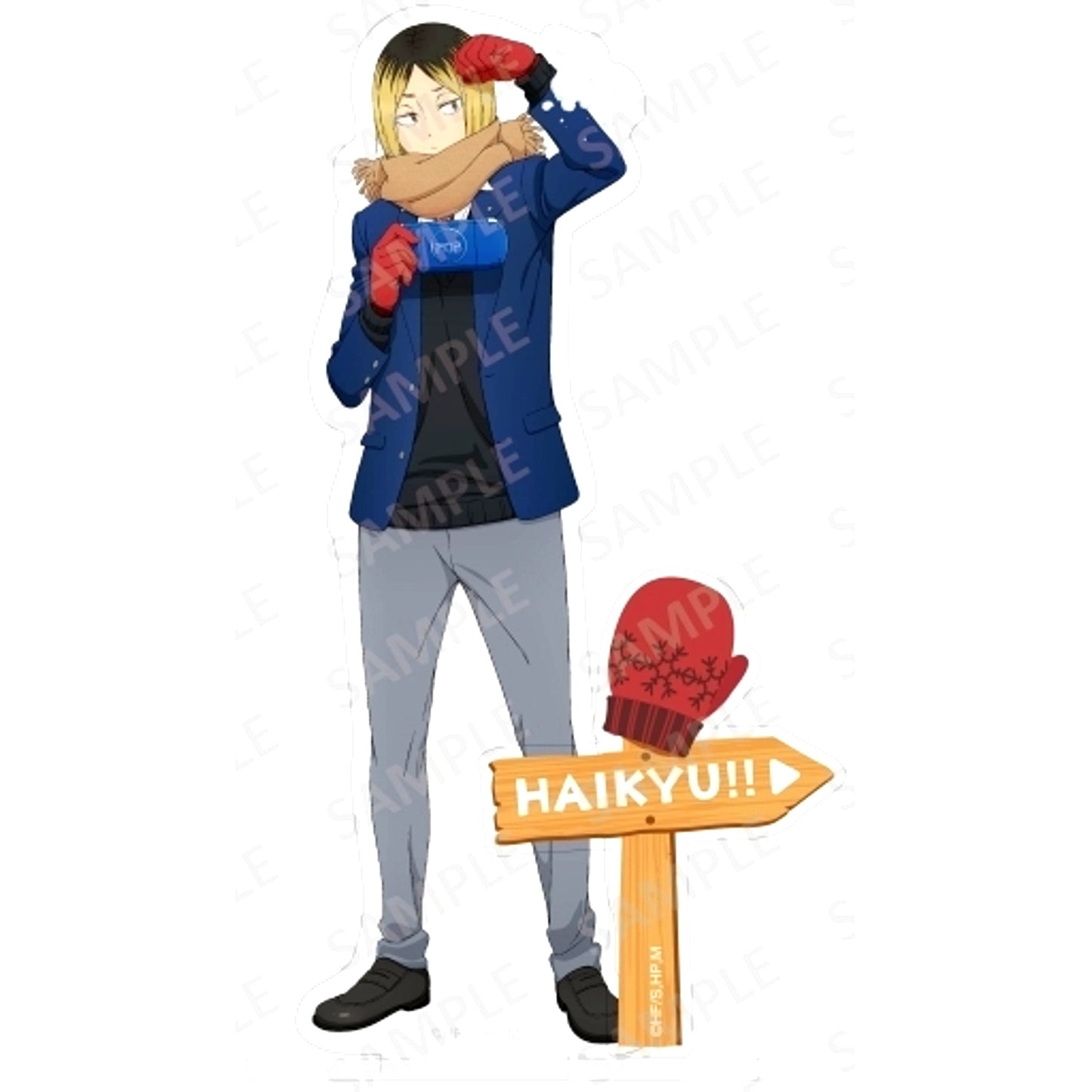 Kenma Kozume Snow Play Ver. Haikyu!! Acrylic Stand [USED]