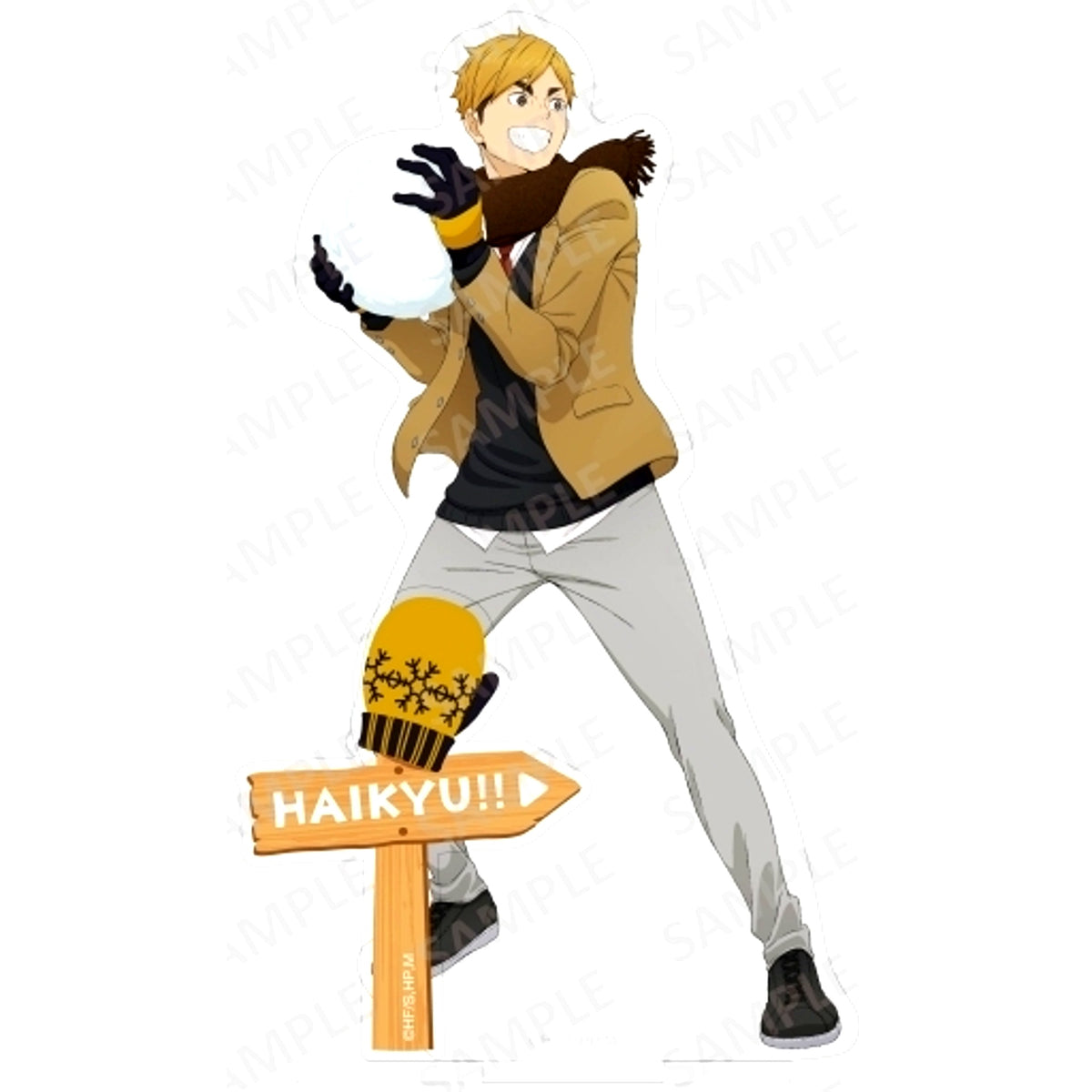 Atsumu Miya Snow Play Ver. Acrylic Stand Haikyu!! [USED]