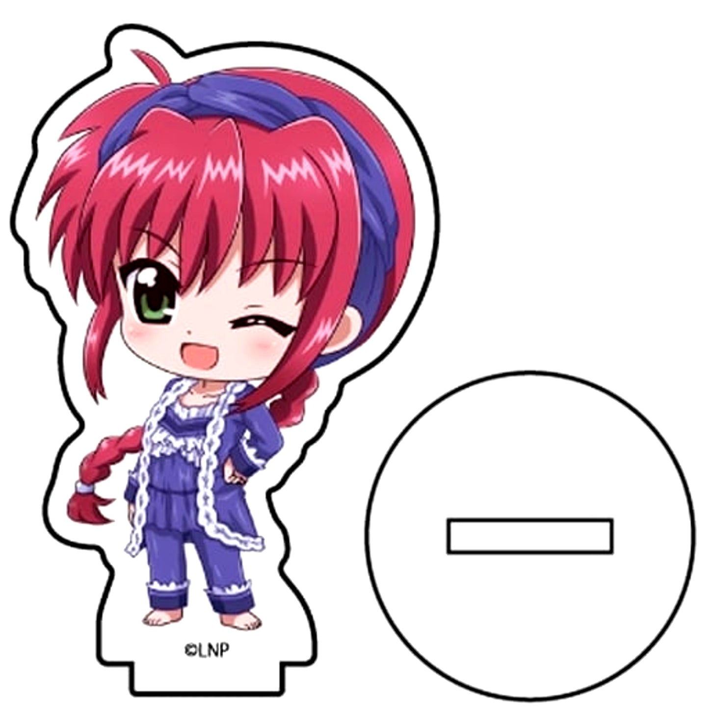 Amitie Florian 04. Pajamas Ver. Mini Character Petit Acrylic Stand Magical Girl Lyrical Nanoha Series [USED]