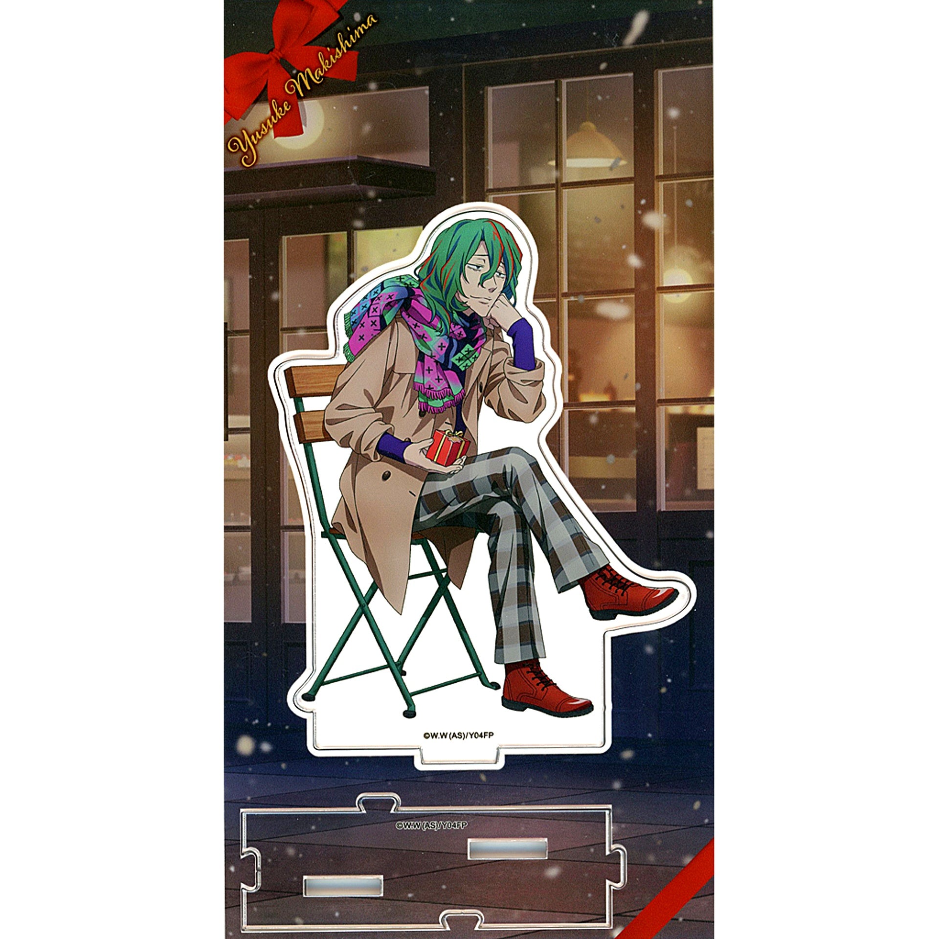 Yusuke Makishima Acrylic Panel Winter Way Home Yowamushi Pedal Glory Line [USED]