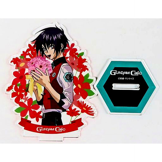Shinn Asuka Mobile Suit Gundam SEED DESTINY Flower Acrylic Stand GUNDAM Cafe Finale Party [USED]