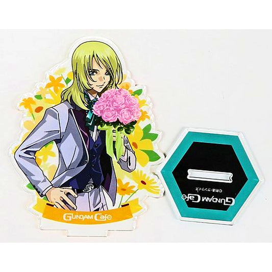 Rey Za Burrel Mobile Suit Gundam SEED DESTINY GUNDAM Cafe Finale Party Flower Acrylic Stand [USED]