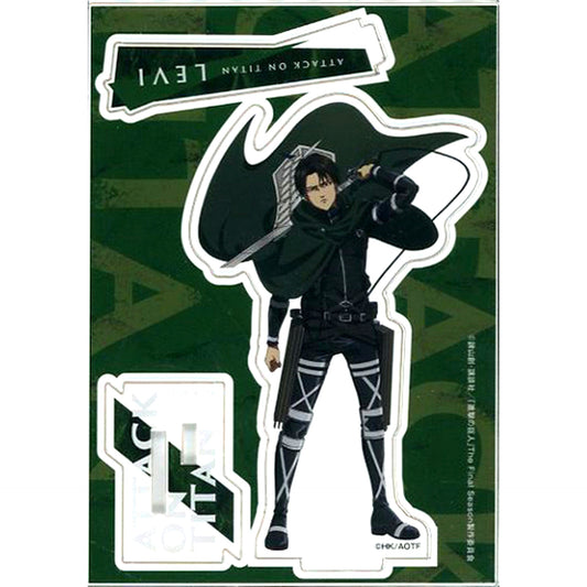 Levi Ackerman Attack on Titan TSUTAYA New Sumi-e Design Drawn Acrylic Figure [USED]