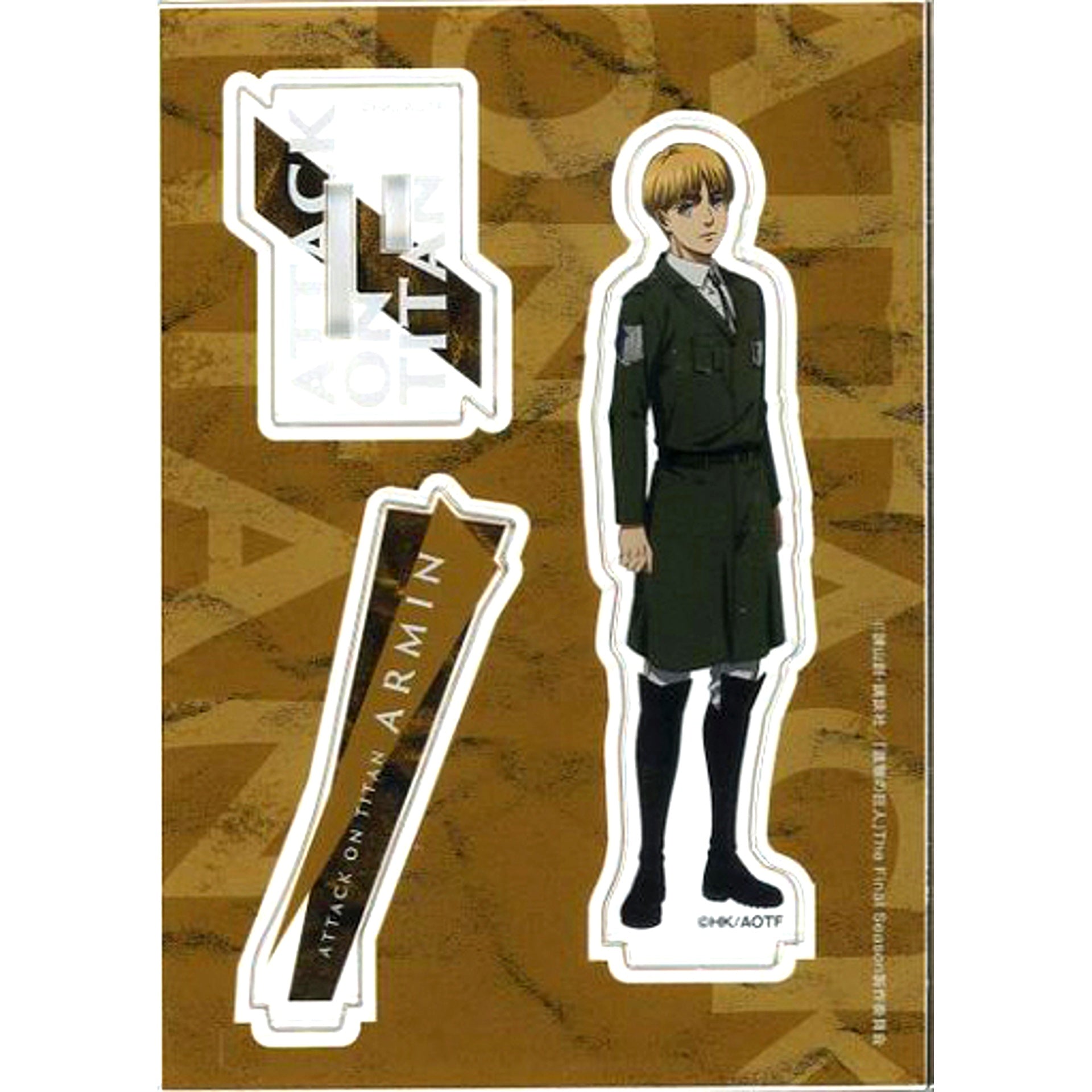 Armin Arlert Acrylic Figure Attack on Titan The Final Season New Sumie Design POP UP SHOP in TSUTAYA [USED]