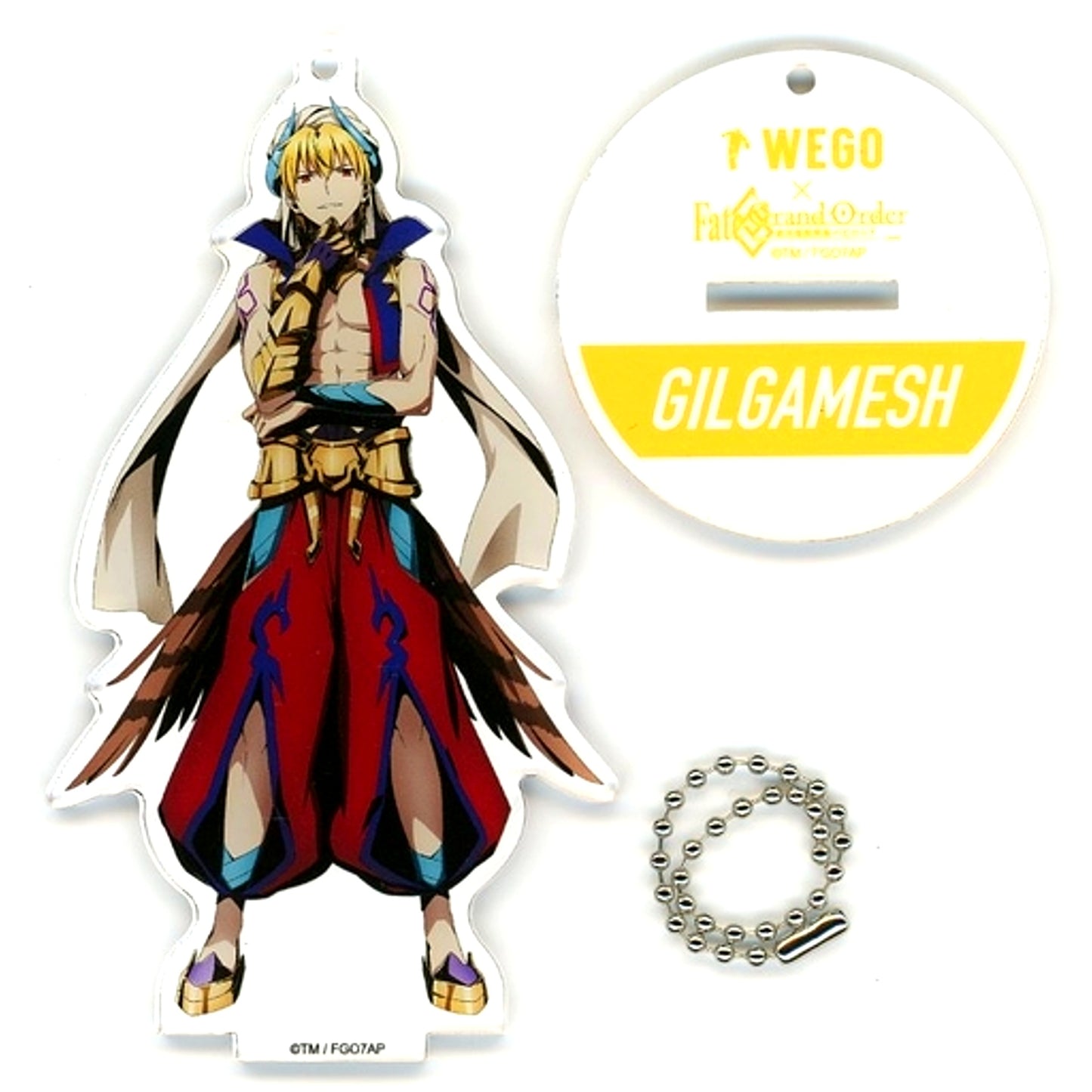 Gilgamesh Fate/Grand Order Absolute Demonic Front Babylonia x WEGO Acrylic Stand Keychain [USED]