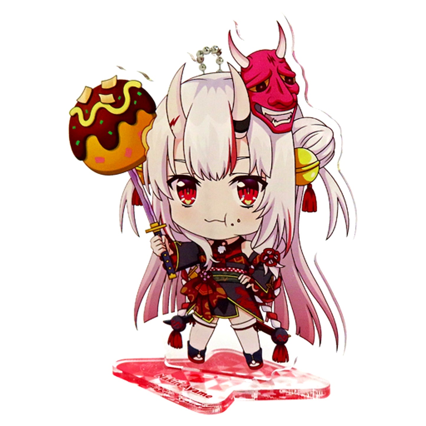 Nakiri Ayame Hololive Local Gotochi Osaka Takoyaki Acrylic Stand Keychain Osaka Ltd [USED]