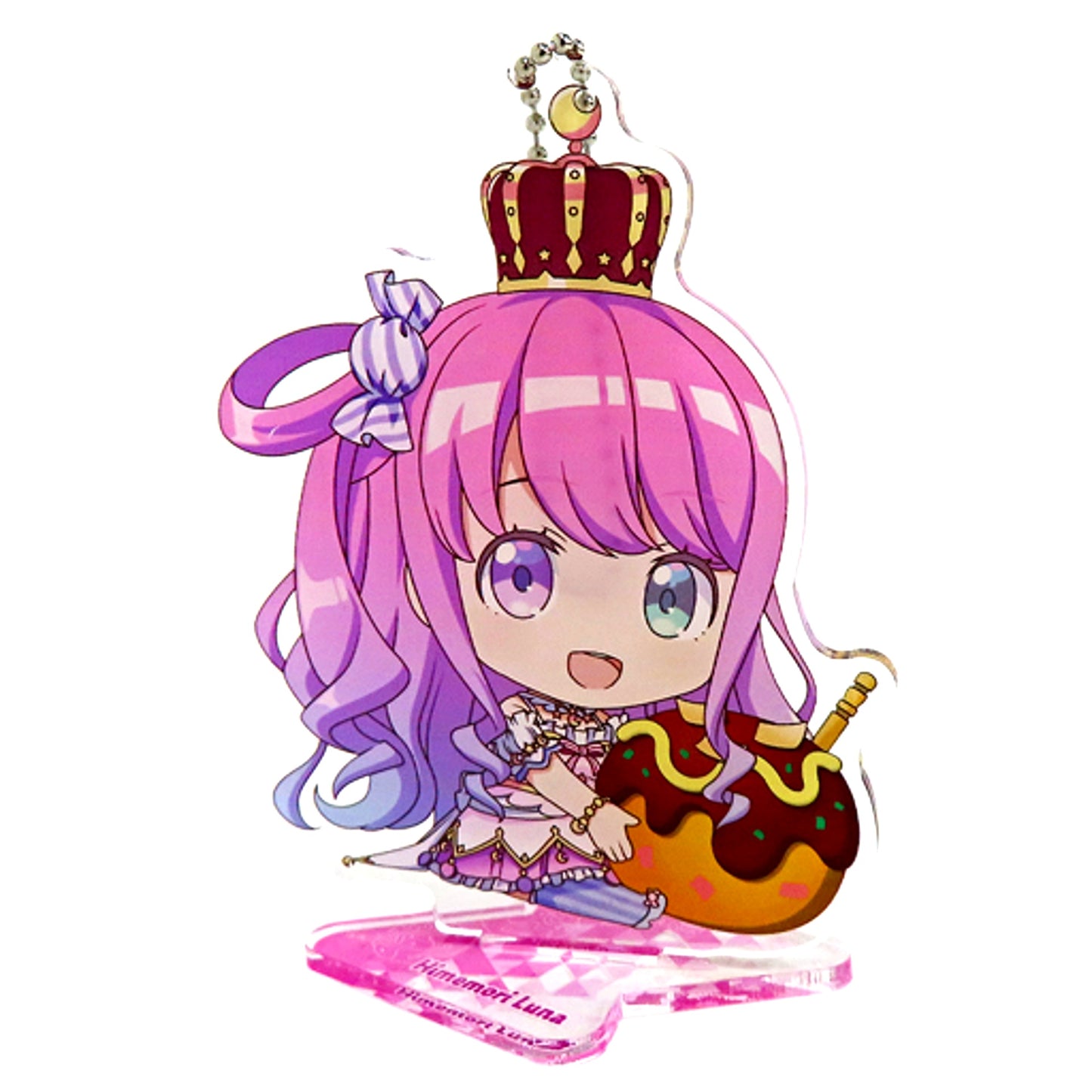 Himemori Luna Hololive Acrylic Stand Keychain Gotochi Osaka Takoyaki Osaka Ltd [USED]
