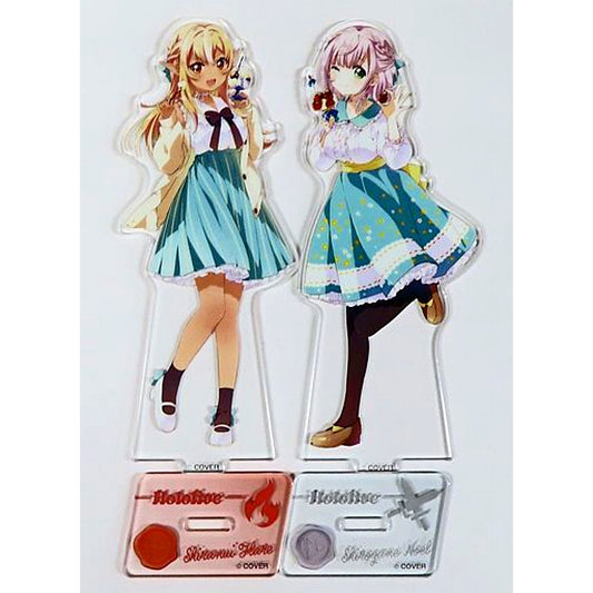 Shiranui Flare, Shirogane Noel Acrylic Stand Set B Virtual YouTuber Holo Live x FamilyMart Vol 7 [USED]