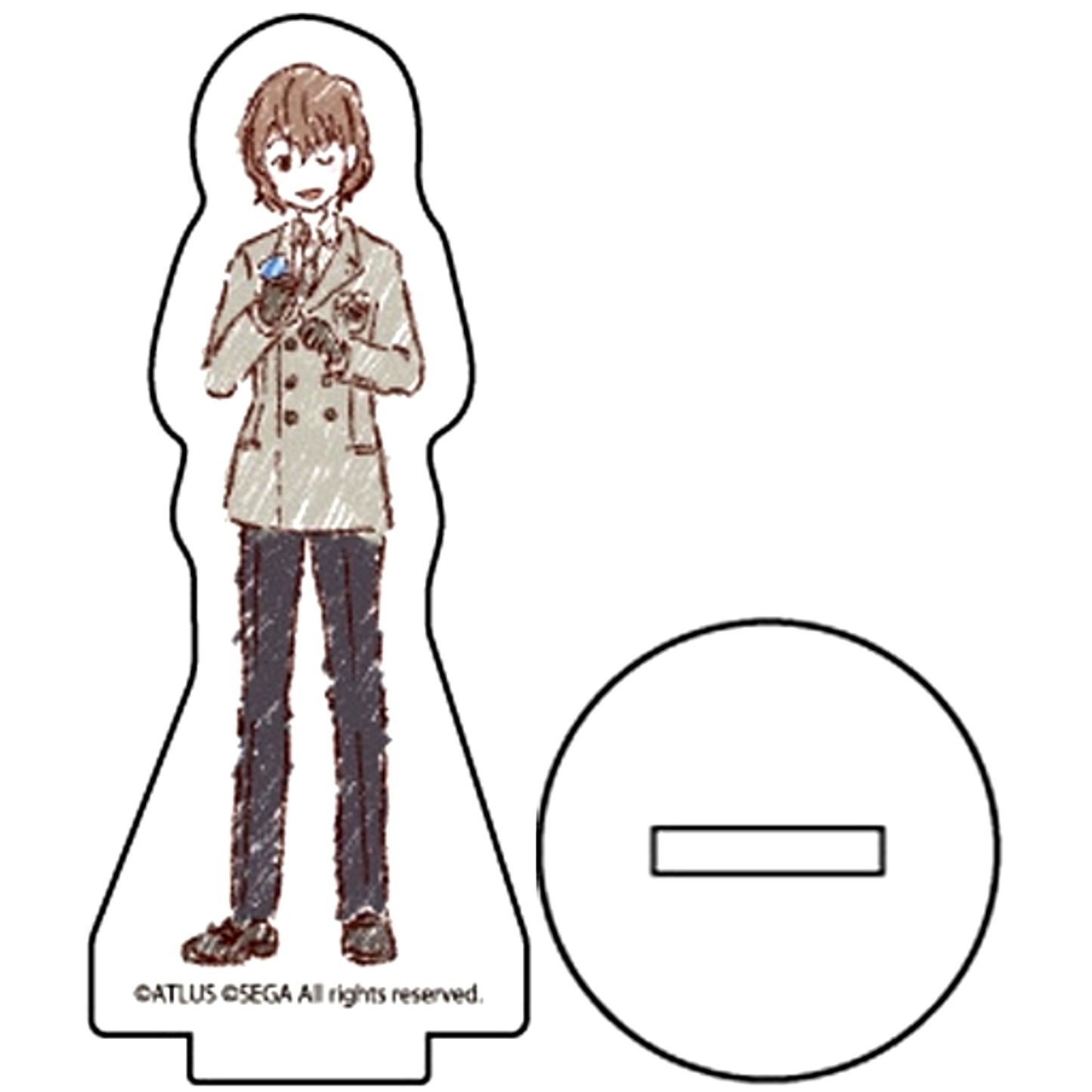 Goro Akechi Persona 5 Royal Acrylic Petit Stand 02. GraffArt Design [USED]