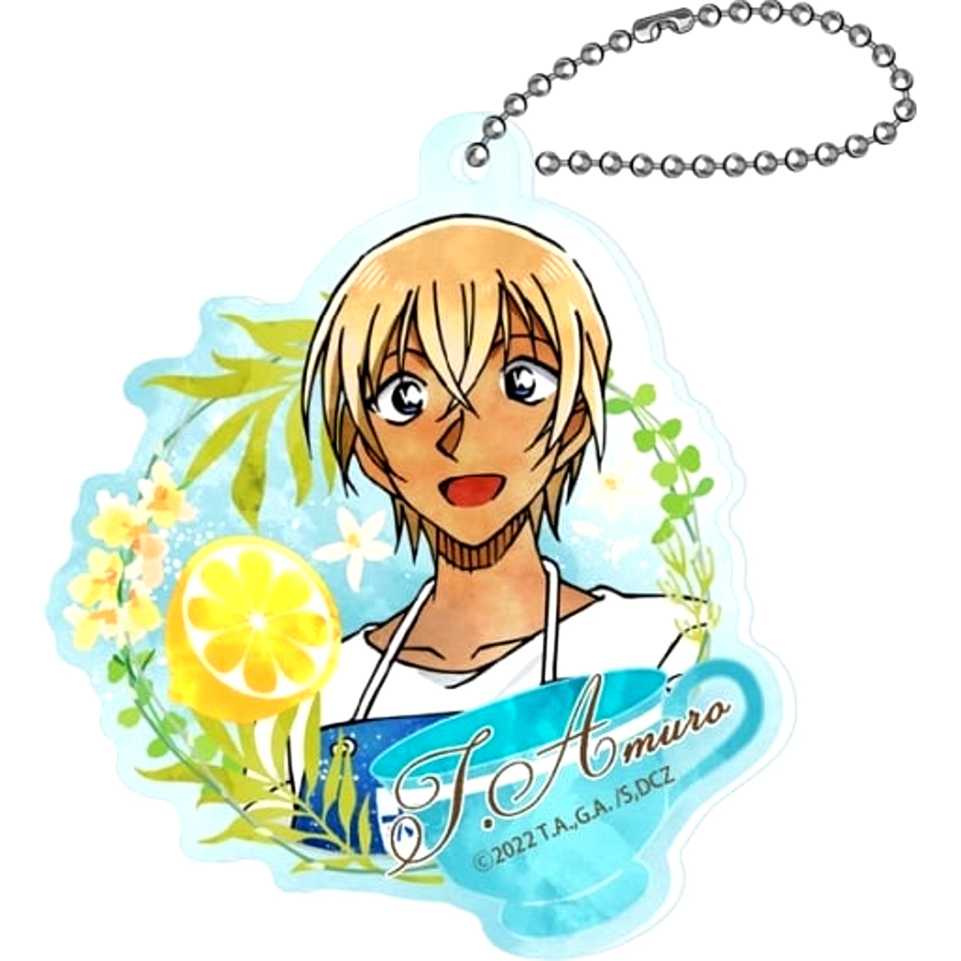 Toru Amuro A Detective Conan Zero's Tea Time Wet Color Series Acrylic Keychain [USED]