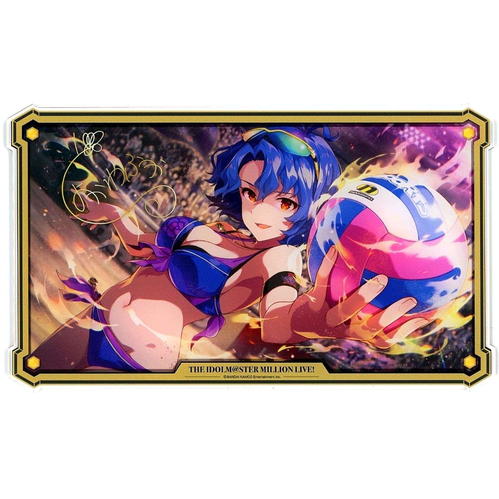 Fuka Toyokawa Super Beach Volleyball THE IDOLM@STER MILLION LIVE! Acrylic Stand THE IDOLM@STER Official Shop Kuji MASTER Prize A [USED]