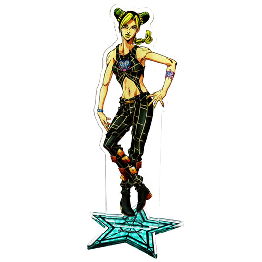 Jolyne Cujoh BIG Acrylic Stand JoJo's Bizarre Adventure Part 6 Stone Ocean [USED]