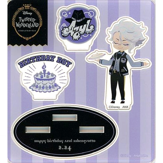 Azul Ashengrotto Mini Acrylic Stand Disney Twisted-Wonderland Azul Birthday Memorial Goods [USED]