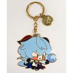 Genshin Ganyu Liyue Chibi Series Metal Keychain Keychains [USED]