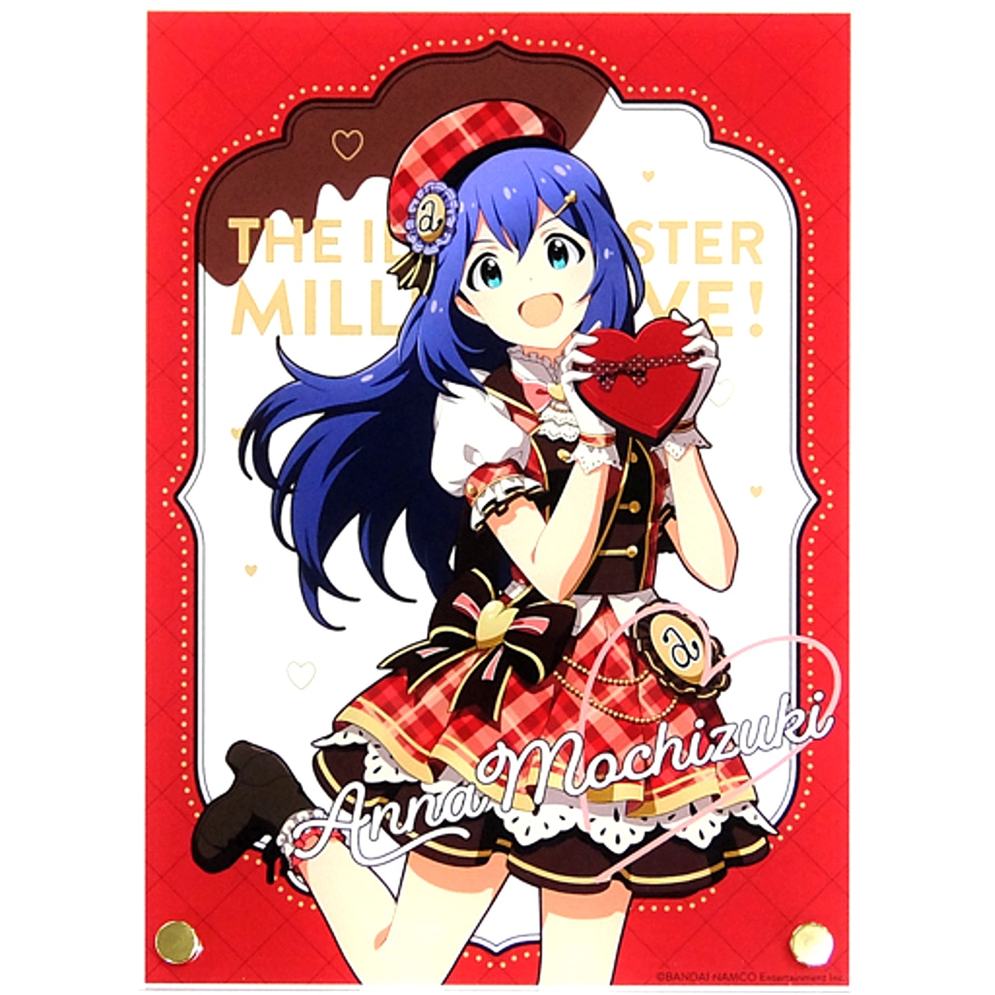 Anna Mochizuki THE IDOLM@STER MILLION LIVE! Acrylic Art Valentine 2022 ver. Valentine's Day in Kotobukiya Akihabara [USED]