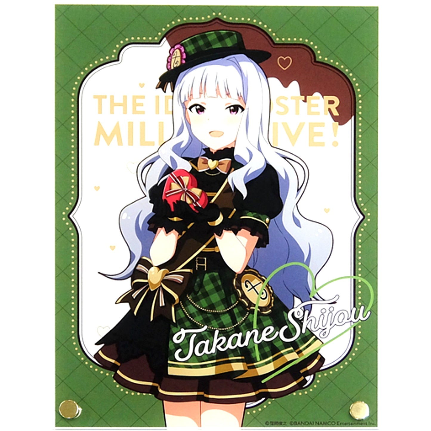 Takane Shijou THE IDOLM@STER MILLION LIVE! Acrylic Art Valentine 2022 Ver. Valentine's Day in Kotobukiya Akihabara [USED]