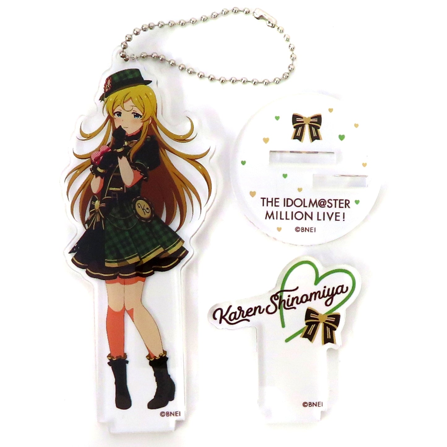 Karen Shinomiya THE IDOLM@STER MILLION LIVE! Acrylic Stand Valentine 2022 ver. Valentine's Day in Kotobukiya Akihabara [USED]