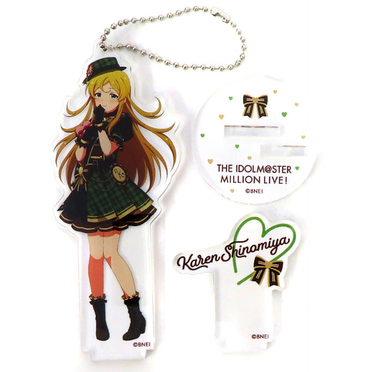 Karen Shinomiya THE IDOLM@STER MILLION LIVE! Acrylic Stand Valentine 2022 ver. Valentine's Day in Kotobukiya Akihabara [USED]