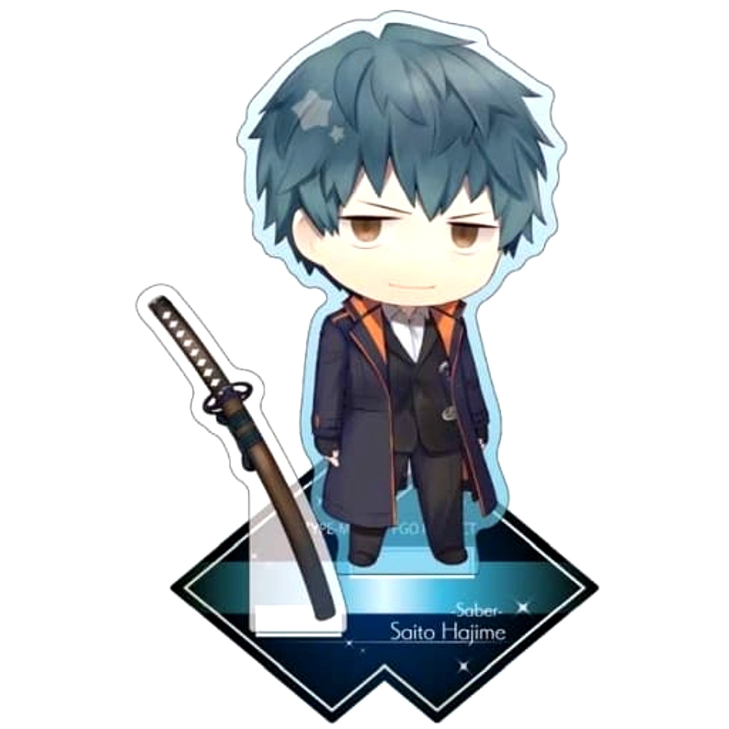 Fate/Grand Order Saber Hajime Saito CharaToria Acrylic Stand [USED]