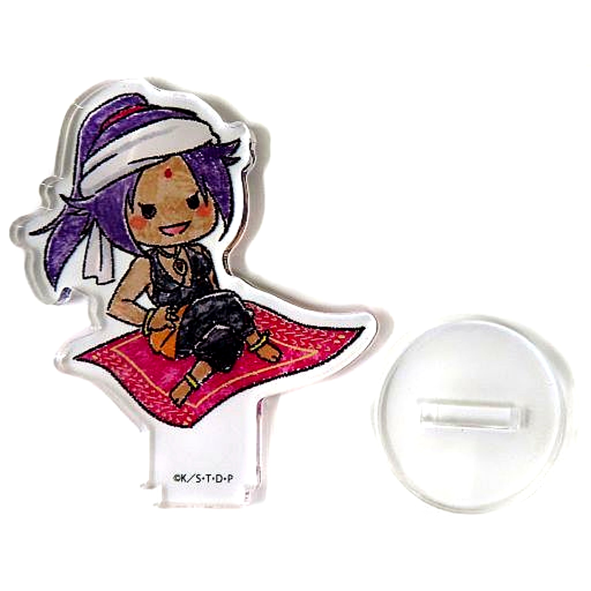 Yoruichi Shihoin BLEACH Acrylic Petit Stand 04. Magic Lamp Ver. GraffArt Design [USED]